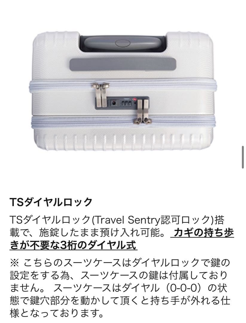 ace. エース　キャリーバック　スーツケース　パリセイド3-Z 機内持ち込み