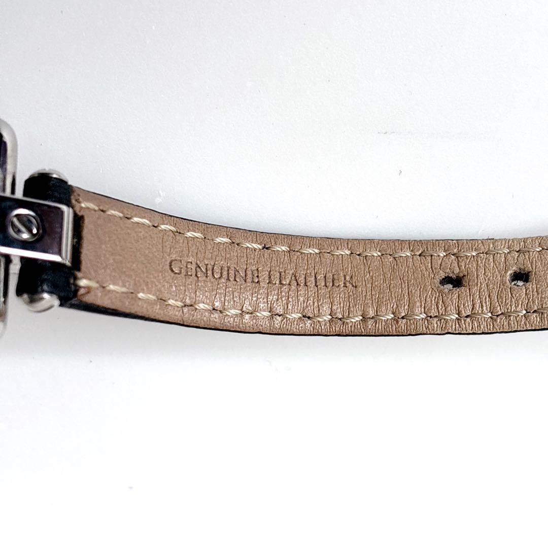 BURBERRY バーバリー 腕時計 美品 新品電池 レザーベルト チェック柄