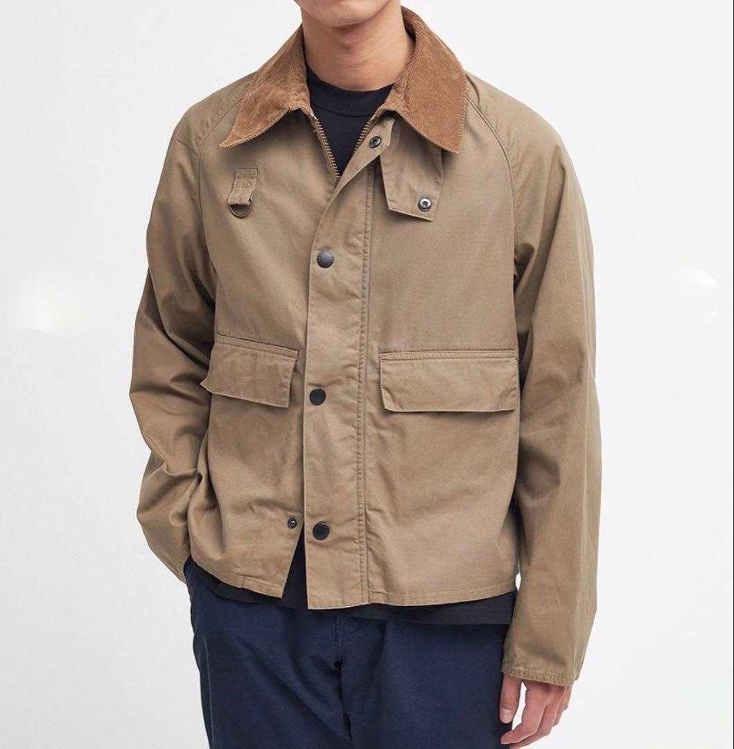 Barbour SPEYスペイ　ダックコットンショートジャケットXL