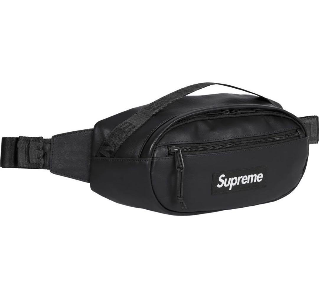 バッグ Supreme Leather Waist Bag