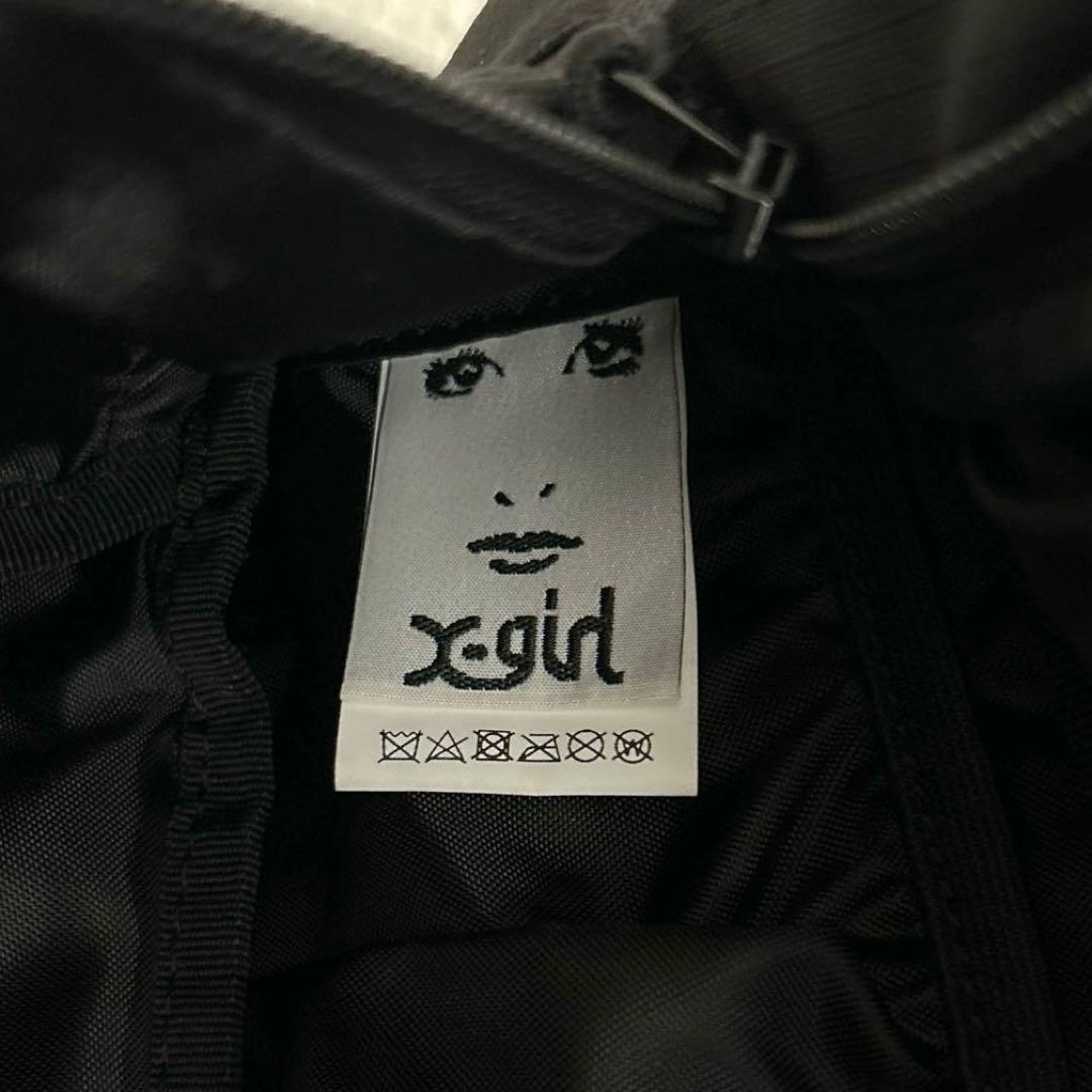 ★(^^) ★新品　エックスガールレオパードボックスロゴヒップバッグ