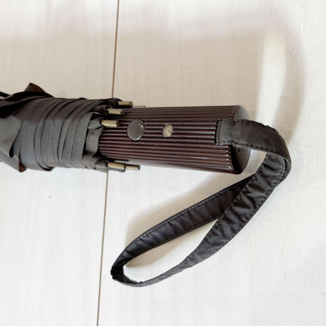 ルイヴィトン　パラプルュイ　オンデー　モノグラム　傘　折り畳み傘　ブラウン