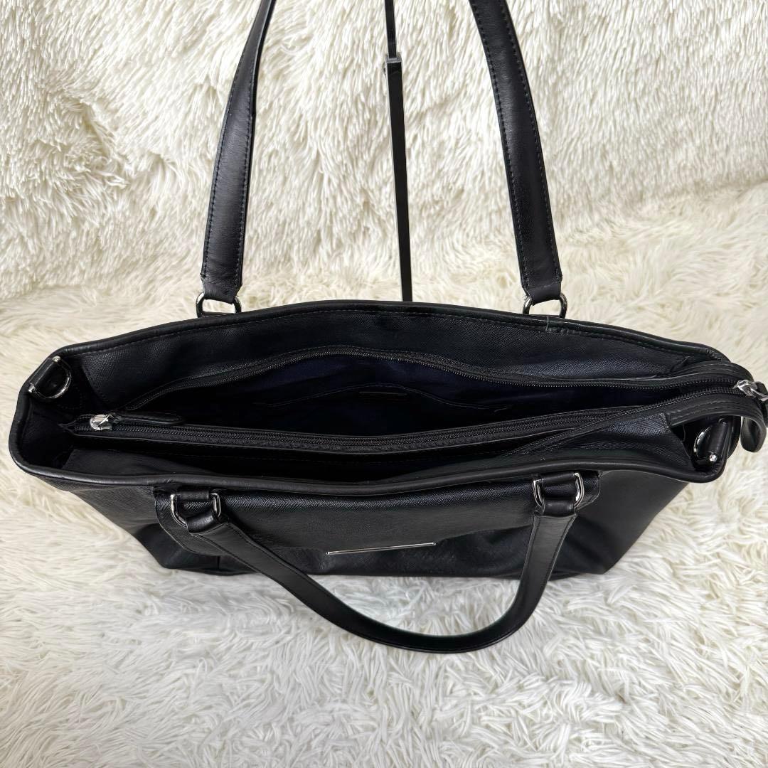 ひろ様✨TUMI トゥミ レザー トートバッグ ビジネスバッグ ロゴ刻印 A4