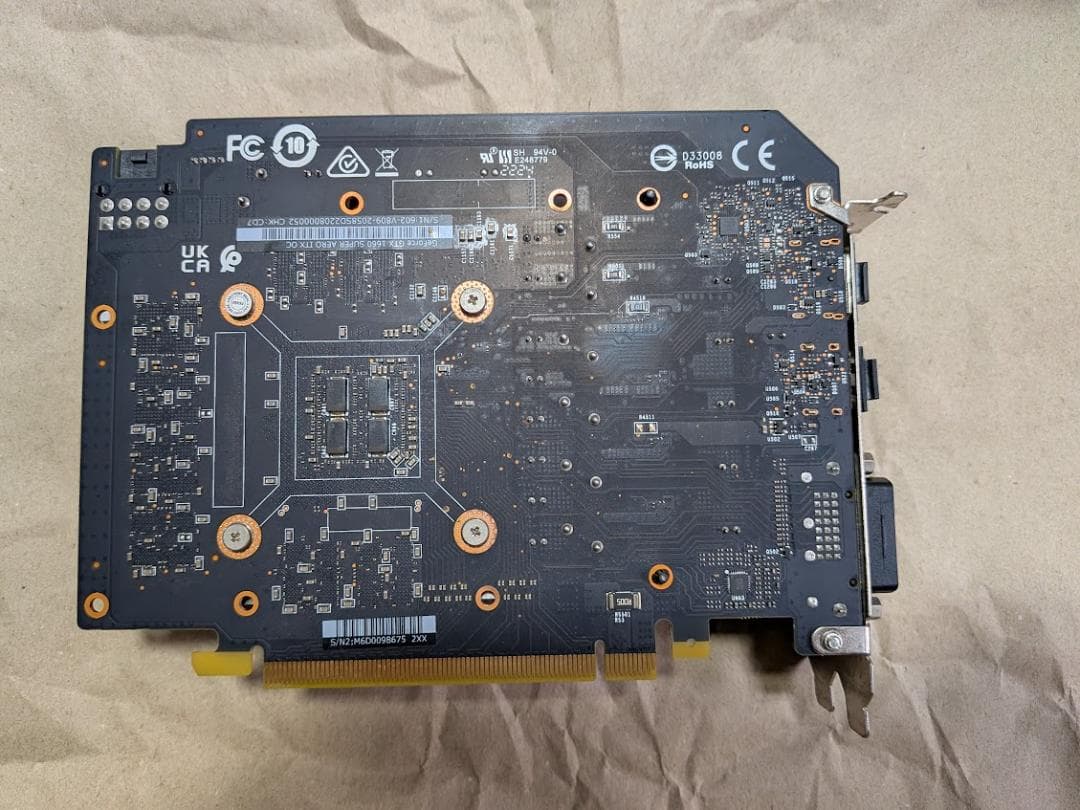 グラフィックボード・グラボ・ビデオカード NVIDIA MSI GeForce GTX1660Super