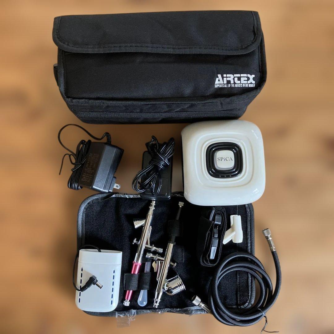 AIRTEX ペイントスプレーガンセット　フェイスアート　ボディーアート