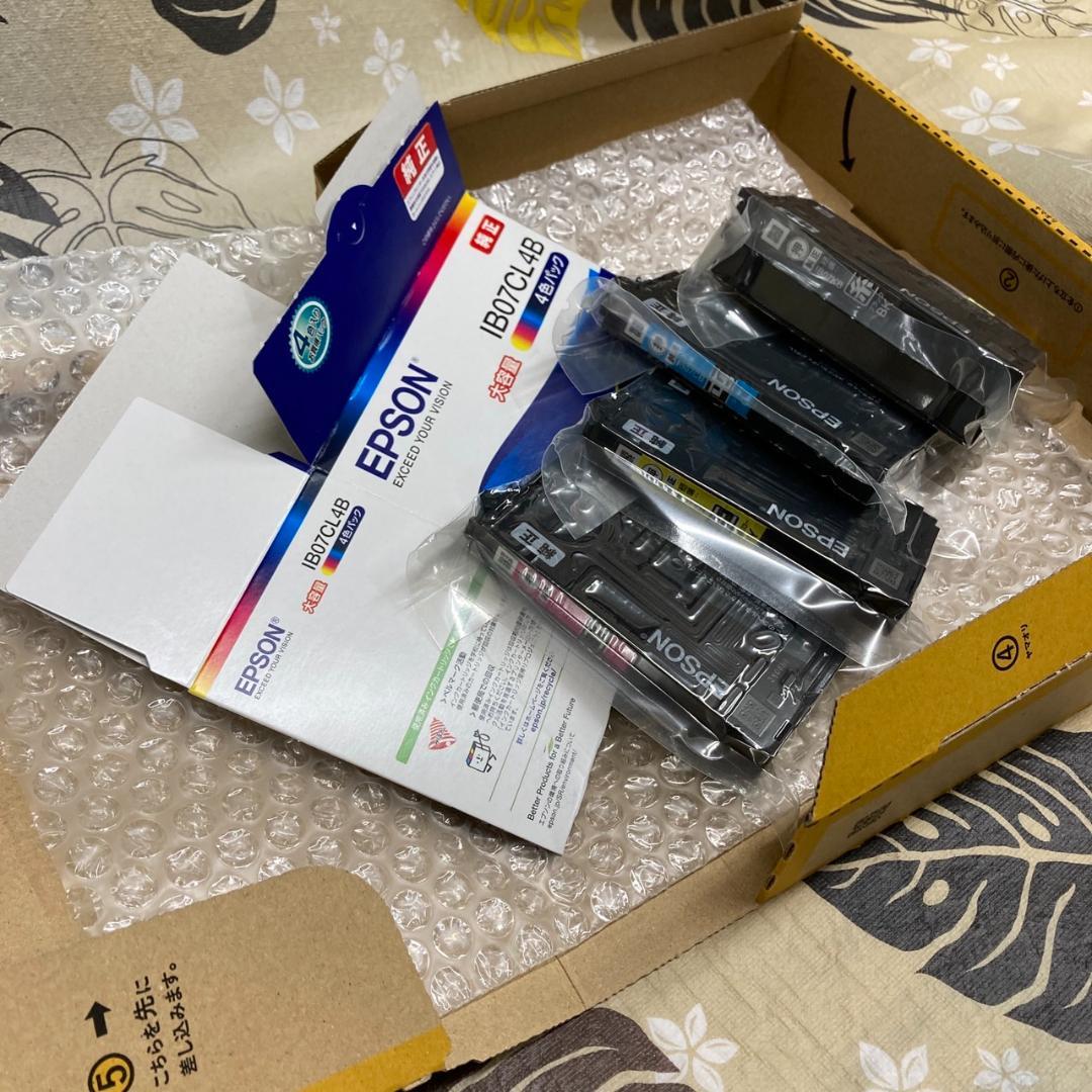 EPSON 純正 IB07CL4B インクカートリッジ 4色パック