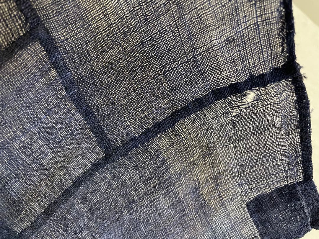 ポシャギ 韓国パッチワーク ヴィンテージ 1950s 紺 105 ×107