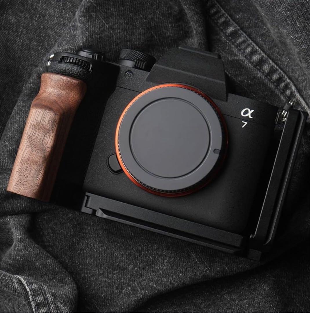 【新品・未開封】Sonyソニーa7v L型クイックリリースプレート　高級天然木