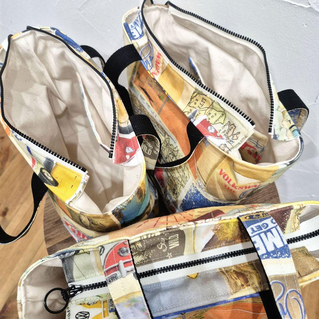 NO.225 Marimokunページ トートバッグ ワーゲンバス S3点