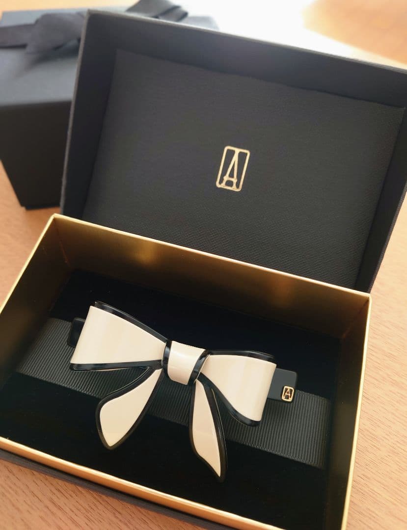 美品 アレクサンドルドゥパリ 2点 リボンバレッタ スワロフスキー ヴァンドーム