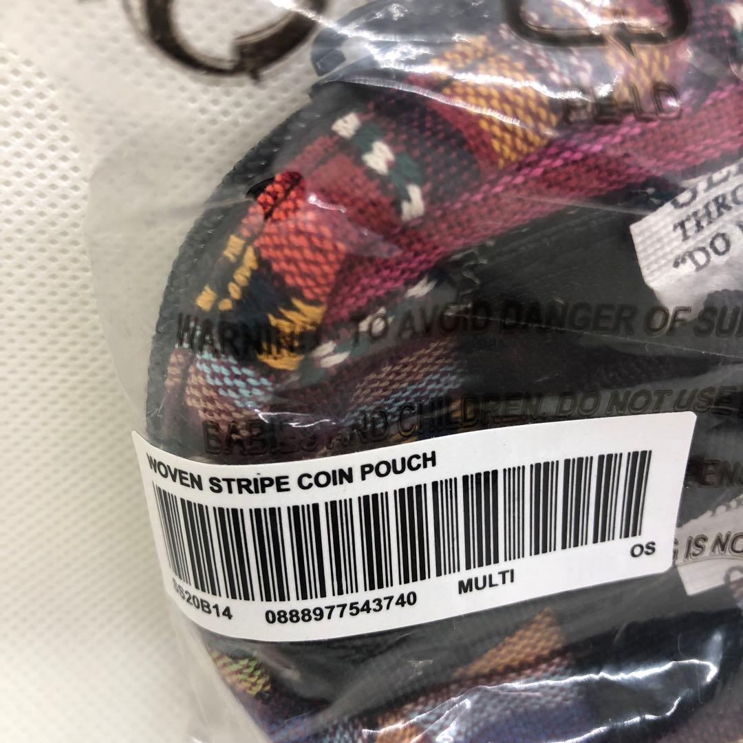 新品 Supreme シュプリーム WovenStripe CoinPouch