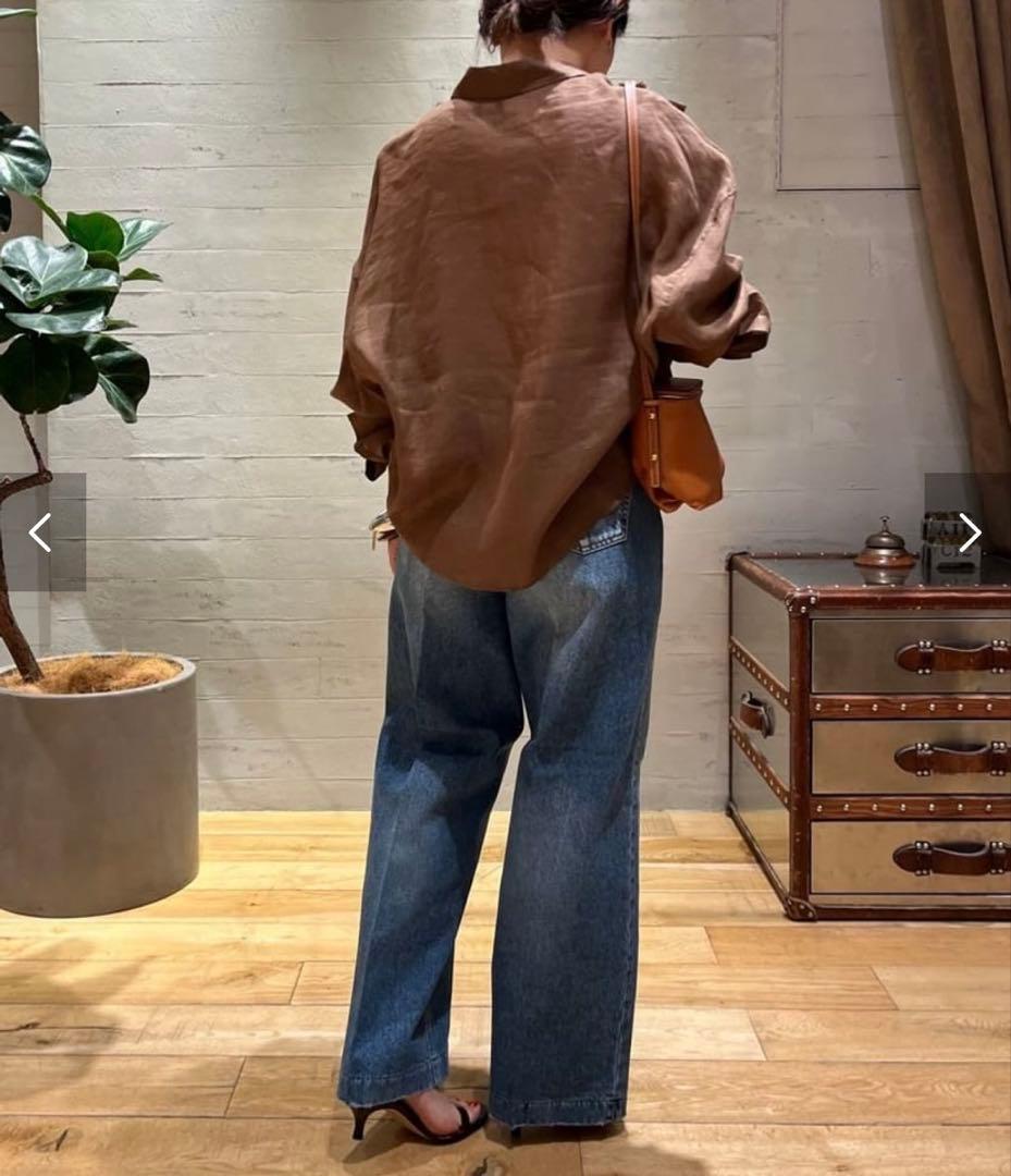 2025ss Plage RAMIE LYOCELL CROPPED シャツ