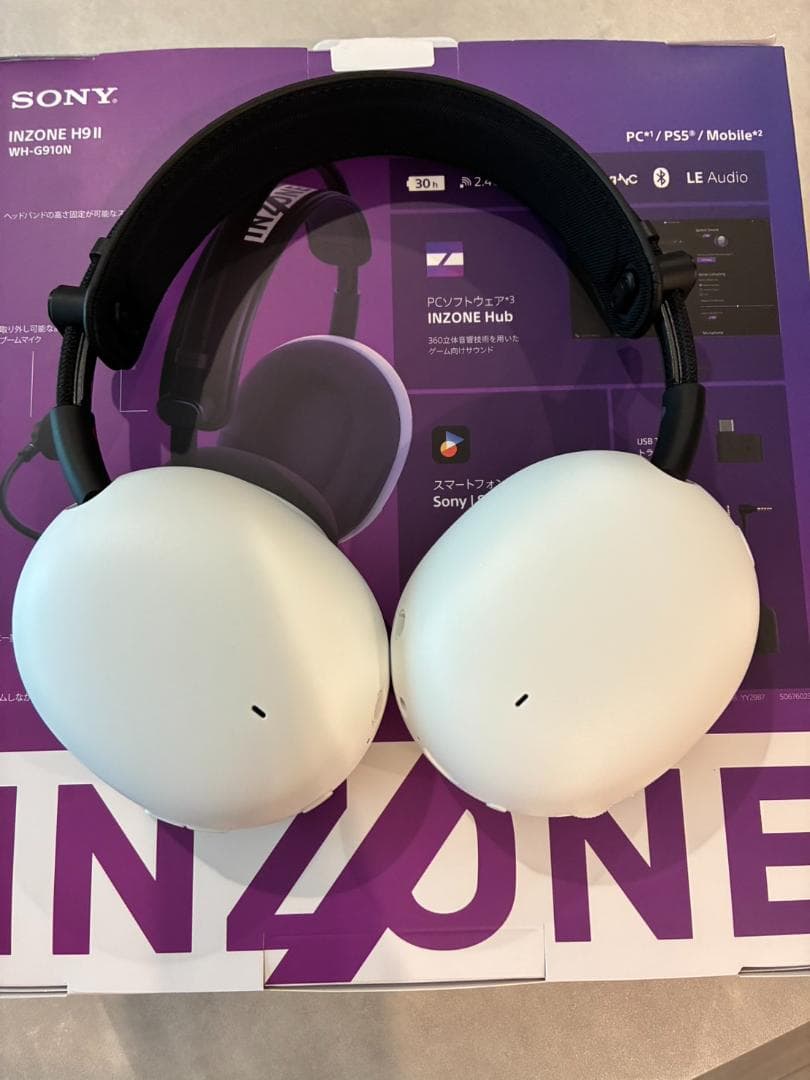 ソニー(SONY) ゲーミングヘッドセット INZONE H9 Ⅱホワイト