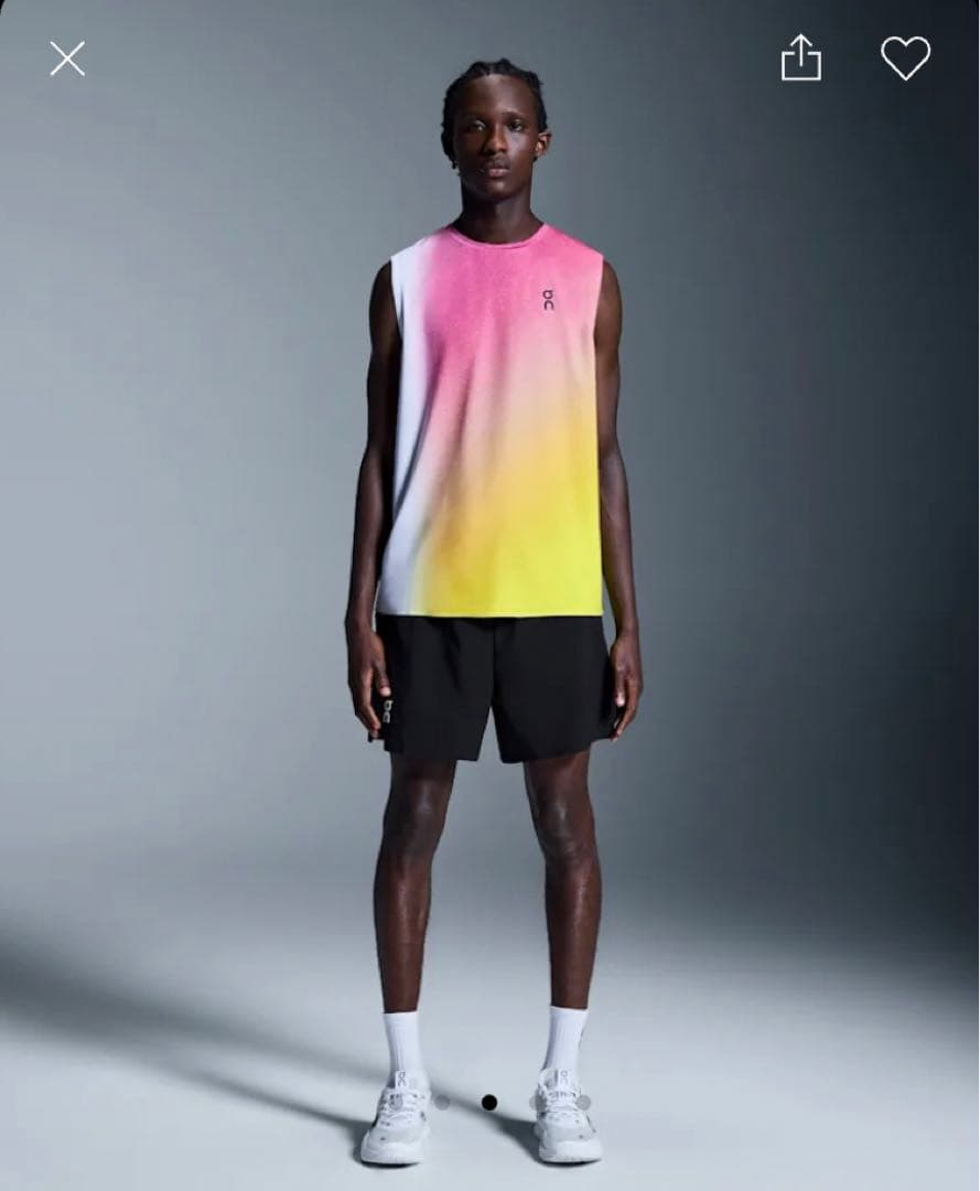 【新品未使用】メンズL on テニス Court Tank シフィオンテク オン