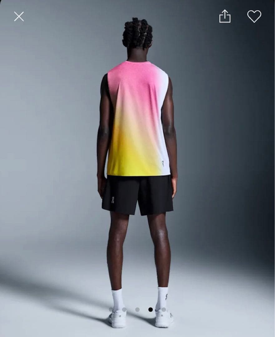 【新品未使用】メンズL on テニス Court Tank シフィオンテク オン