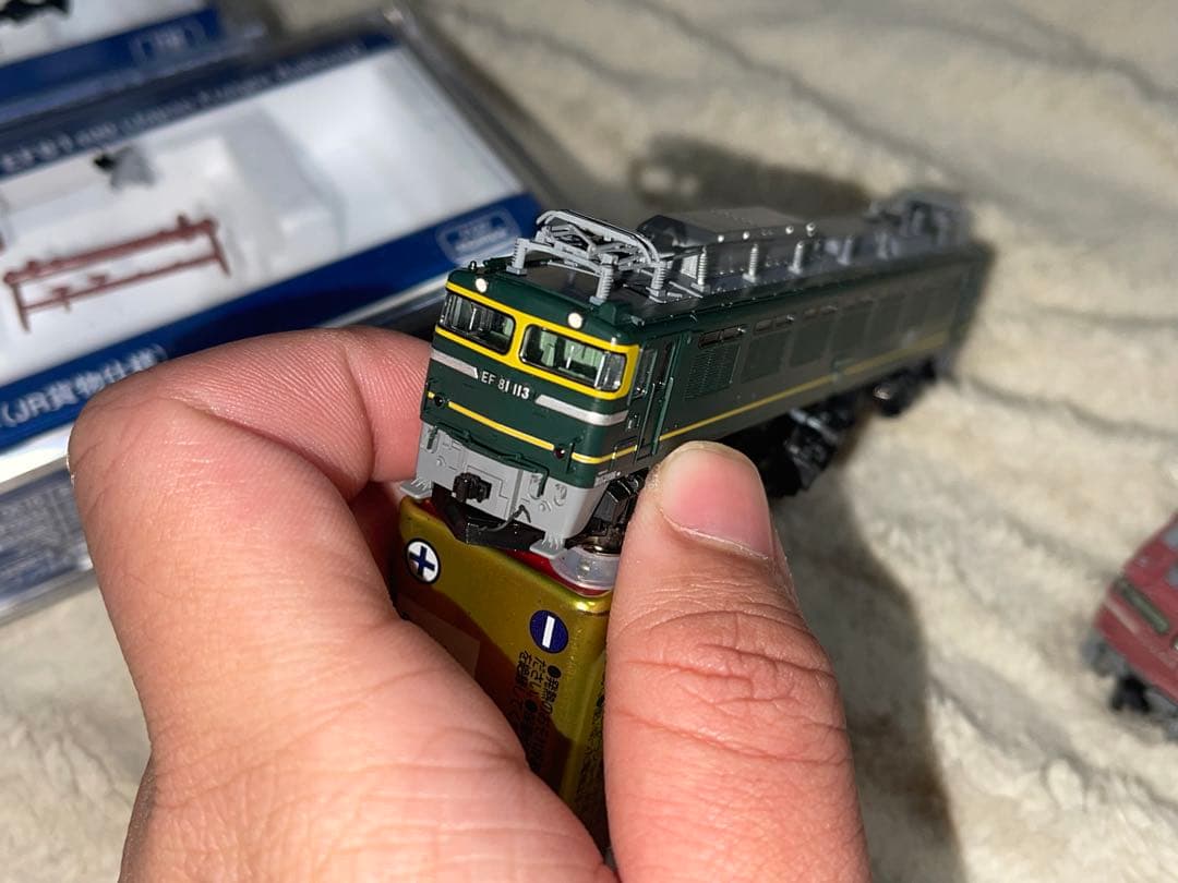 ハ*ー様 TOMIX EF81 トワイライト色& 貨物 400番台 (小加工)