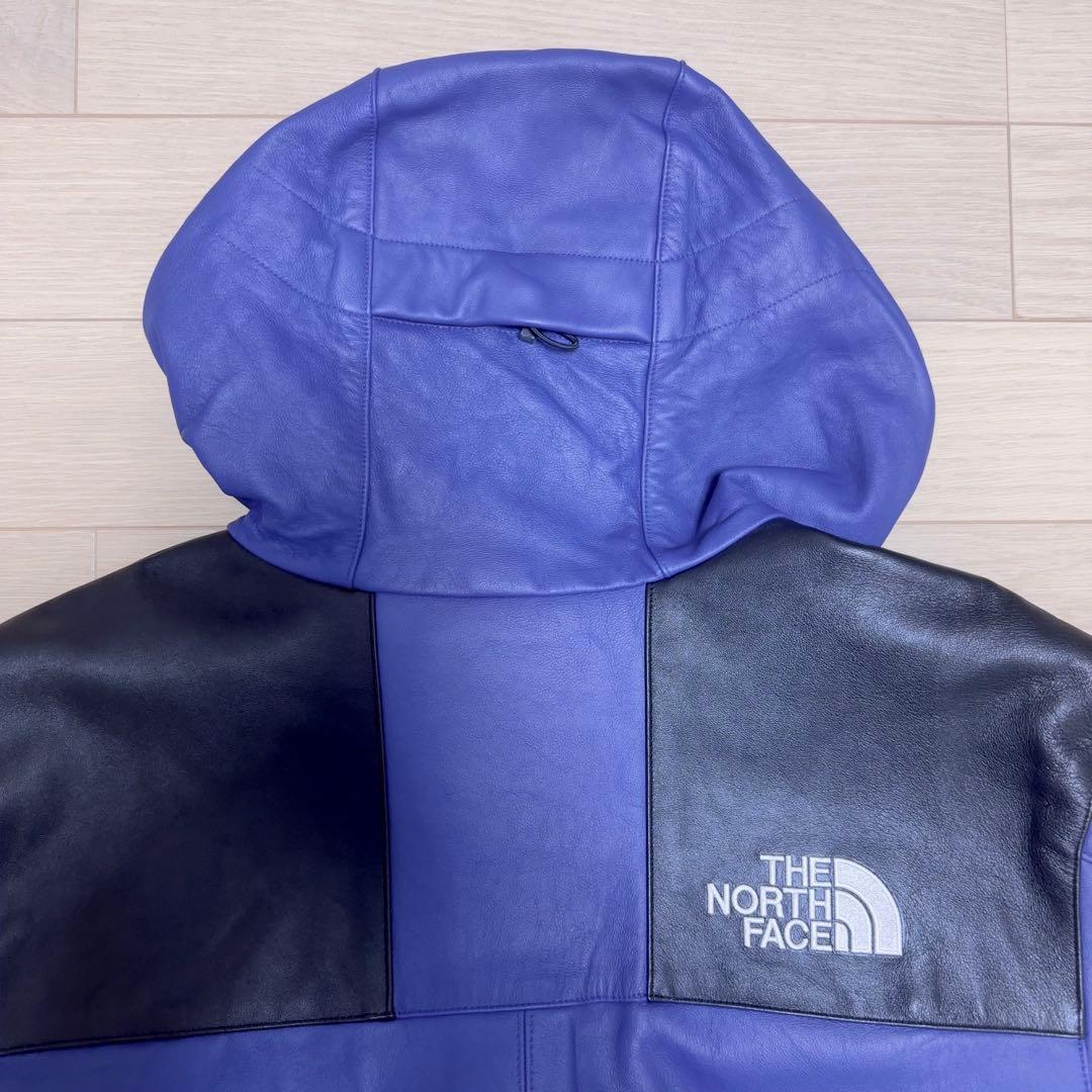 シュプリーム　ノースフェイス　レザー　マウンテンパーカ　M