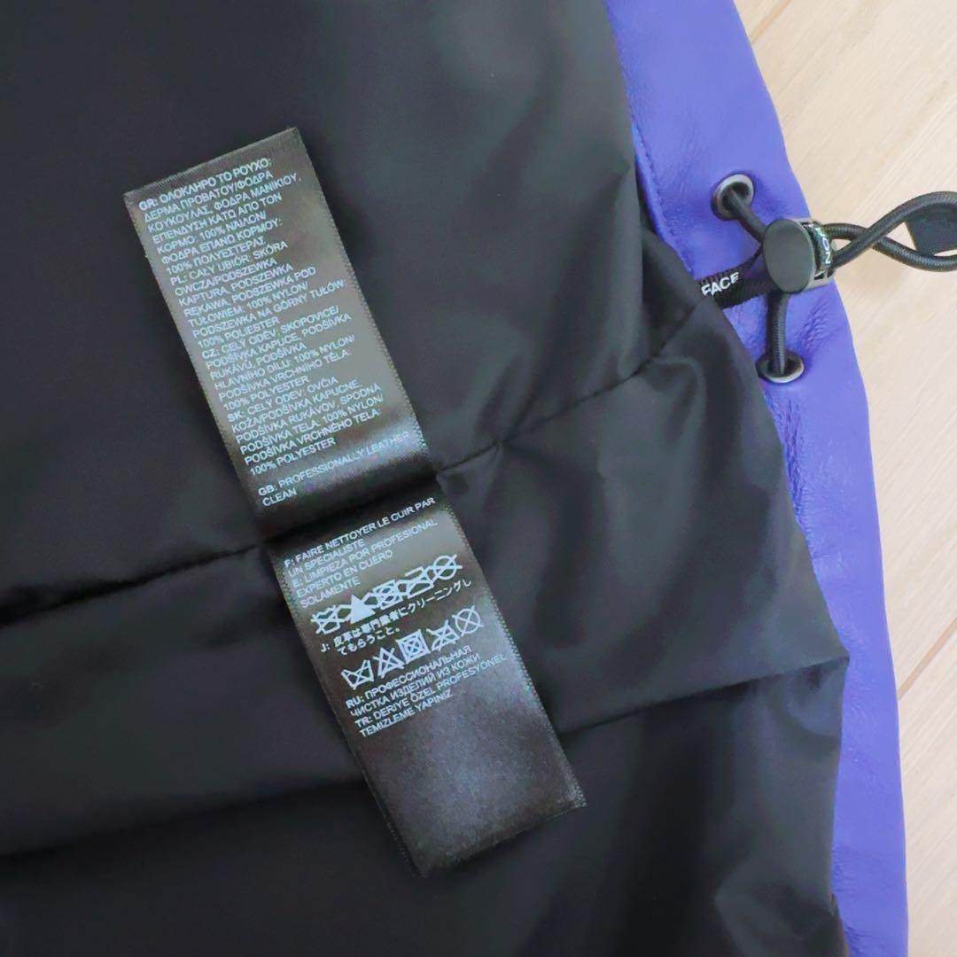 シュプリーム　ノースフェイス　レザー　マウンテンパーカ　M