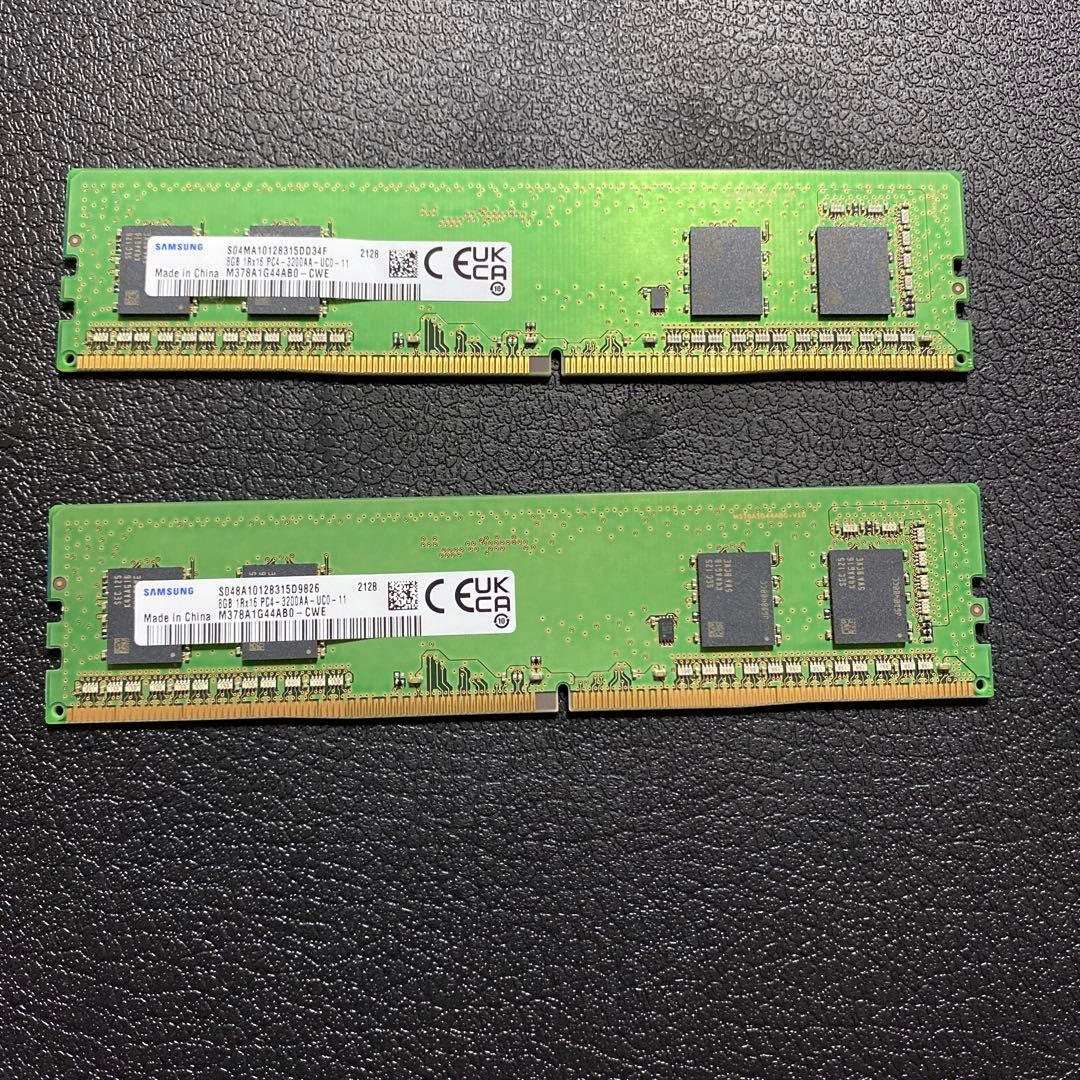 SAMSUNG ディスクトップPC用メモリ PC4-3200AA 8GB×2枚