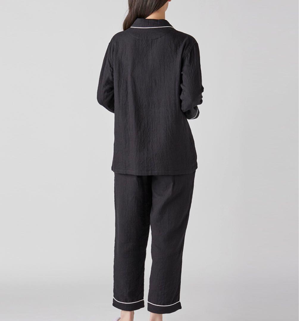 ウチノ　マシュマロガーゼレディスパイピングパジャマ　M