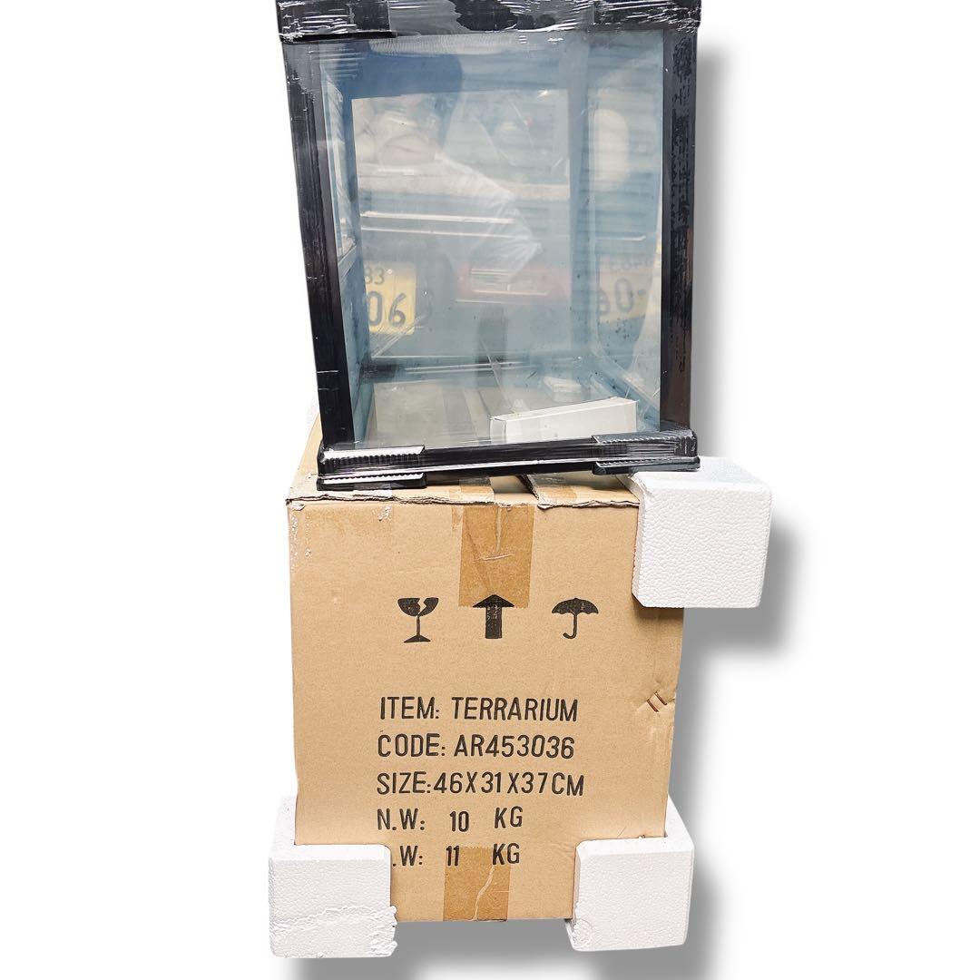 未使用保管品 テラリウム ケージ ガラスケース 爬虫類 小動物 飼育ケージ