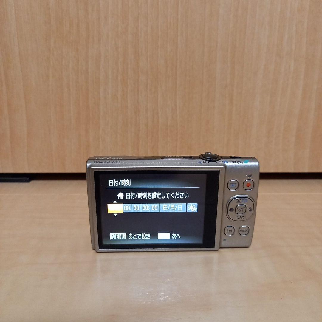 極美品Canon IXY650 シルバー 動作確認済 Wi-Fi搭載