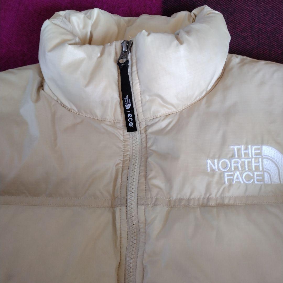 THE NORTH FACE ベージュホワイト ダウン