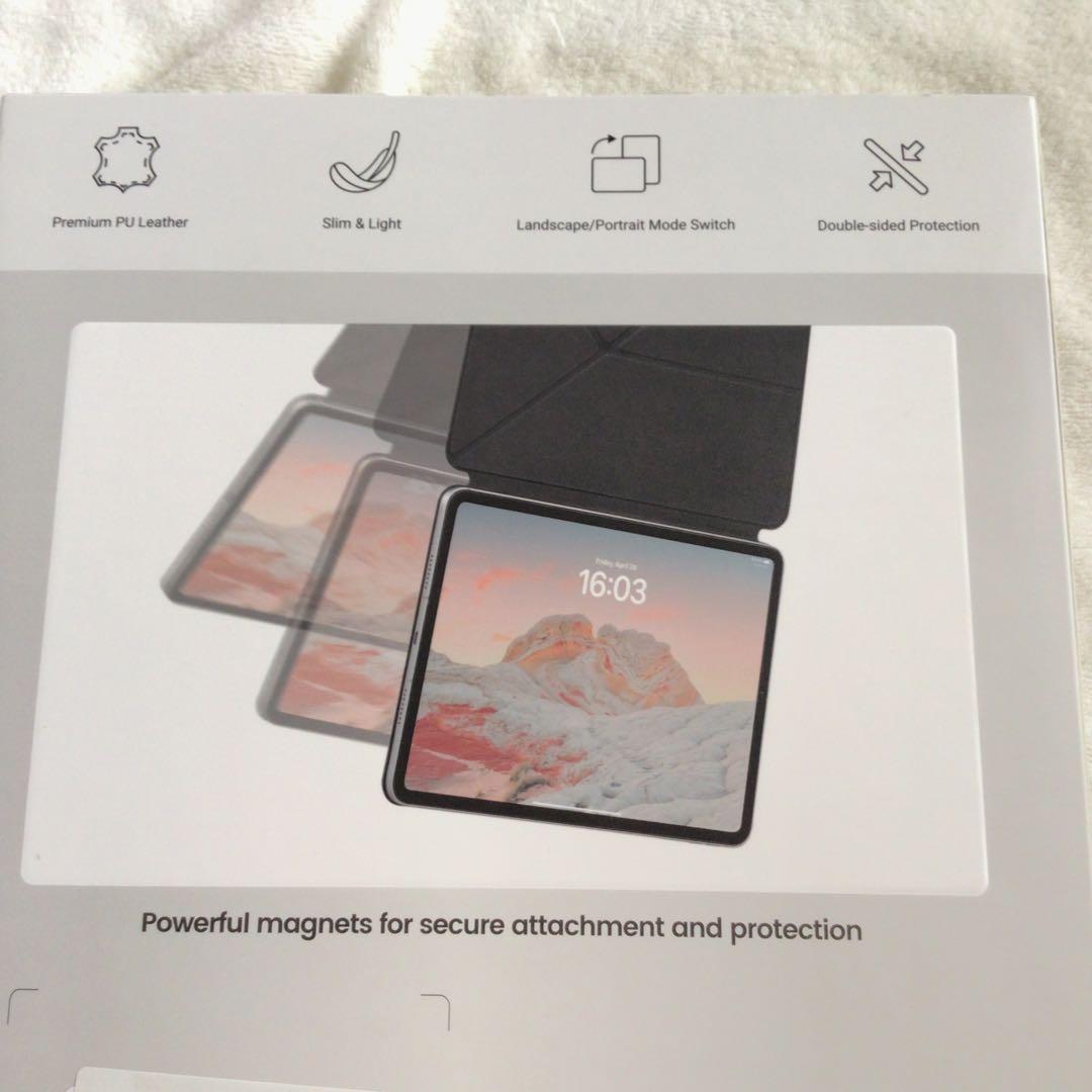 iPad Pro 11インチ ケース 2024専用 第5世代 横置 縦置 黒