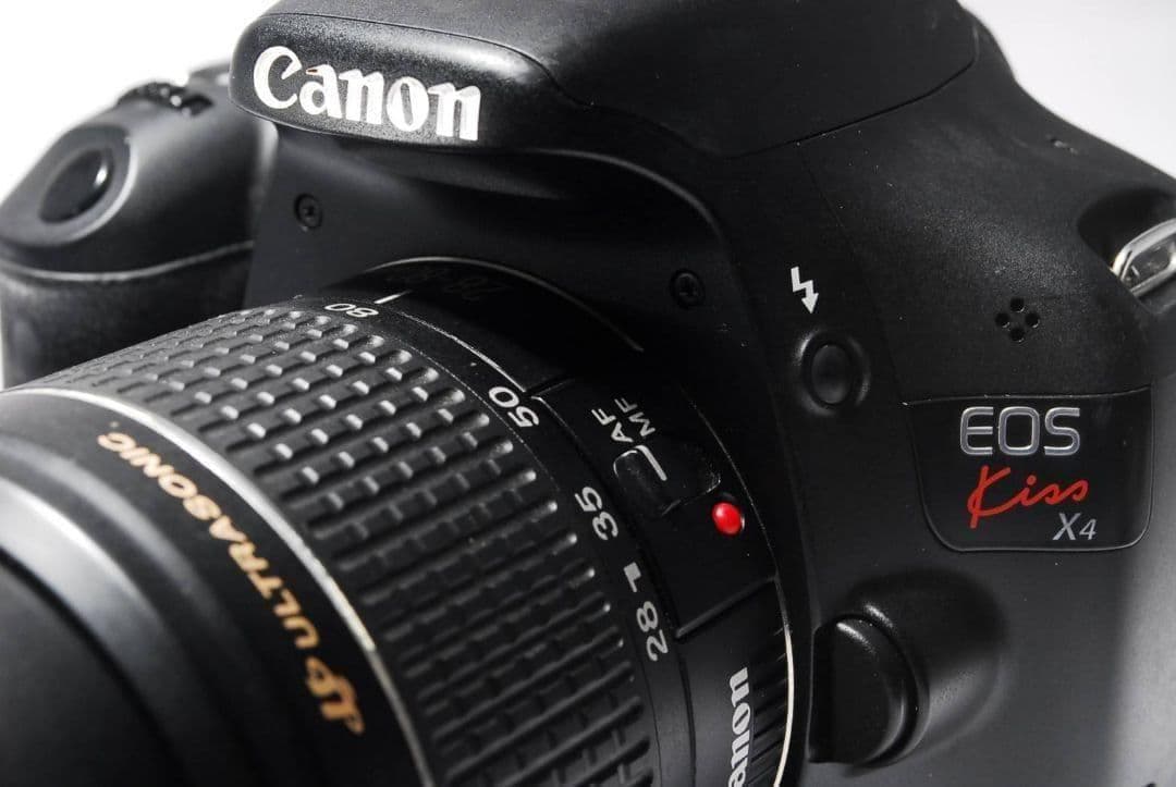 ♥超望遠レンズ付♥キヤノン Kiss X4 一眼レフカメラ 美品 すぐ使える
