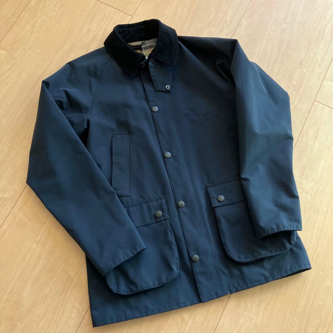 【美品】バブアー ビデイル SL 38 ネイビー 2レイヤー ノンオイル