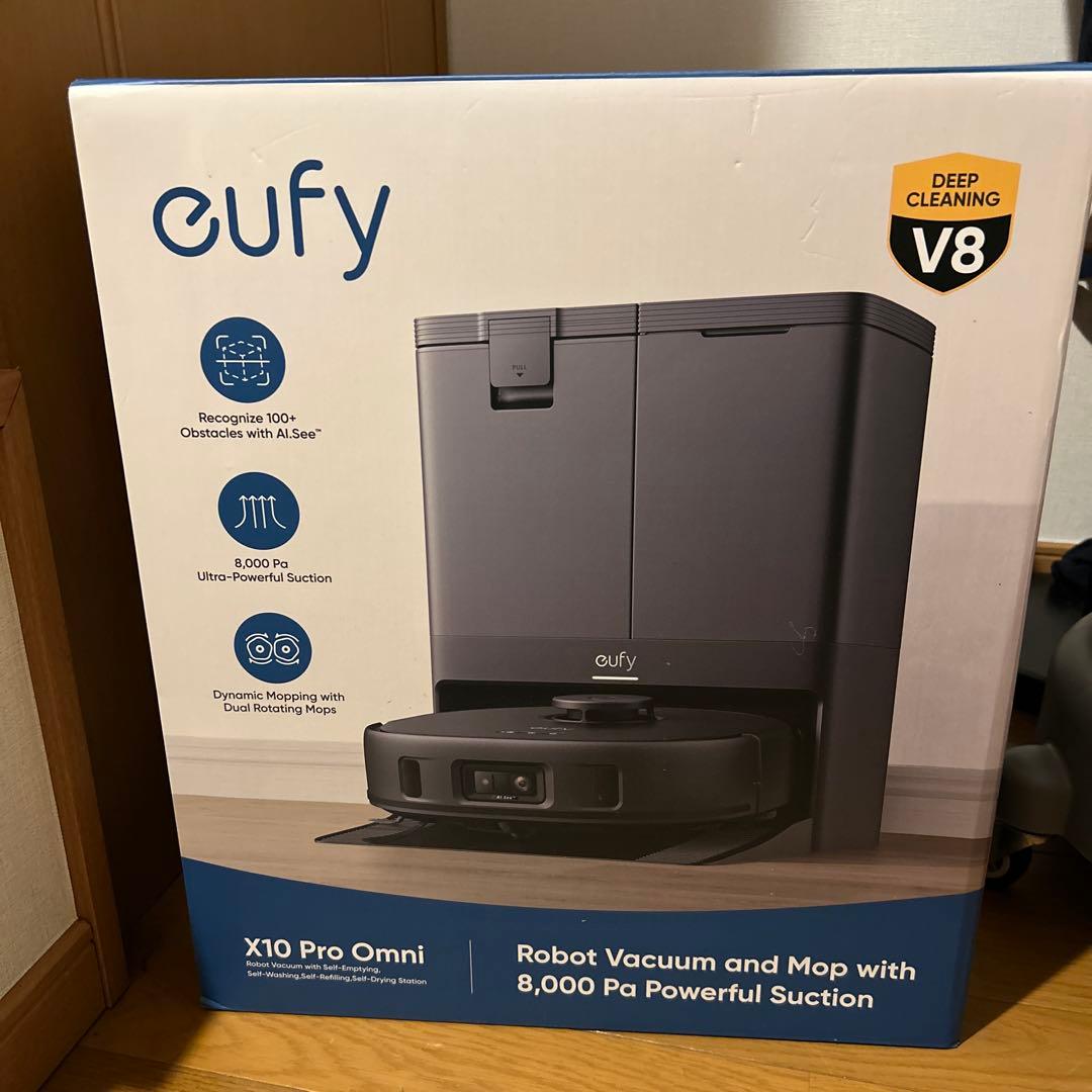 Eufy X10 Pro Omni ロボット掃除機　点検清掃済み　保証期間内