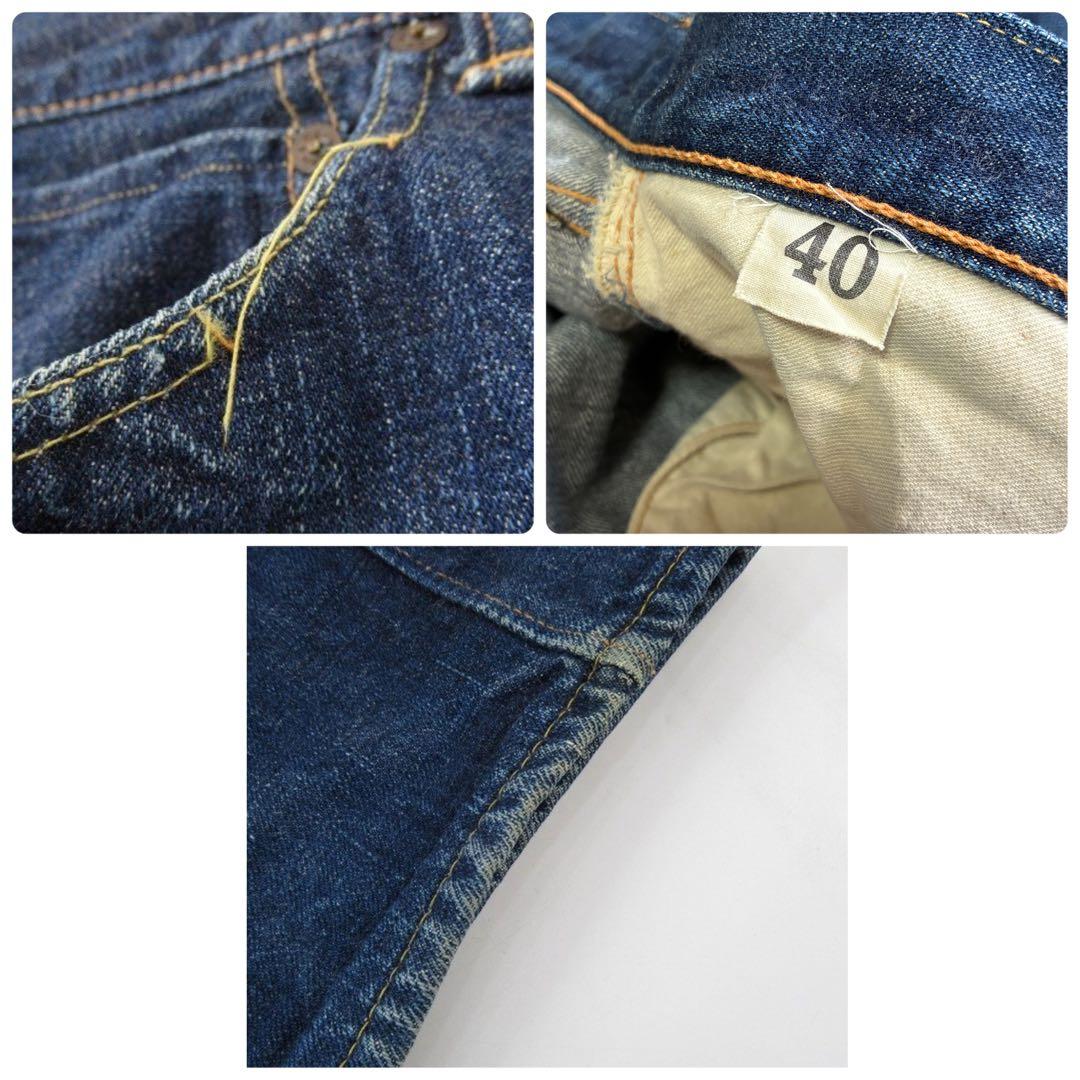 【希少サイズ】WAREHOUSE 1000XX DSB セルビッチデニム W40