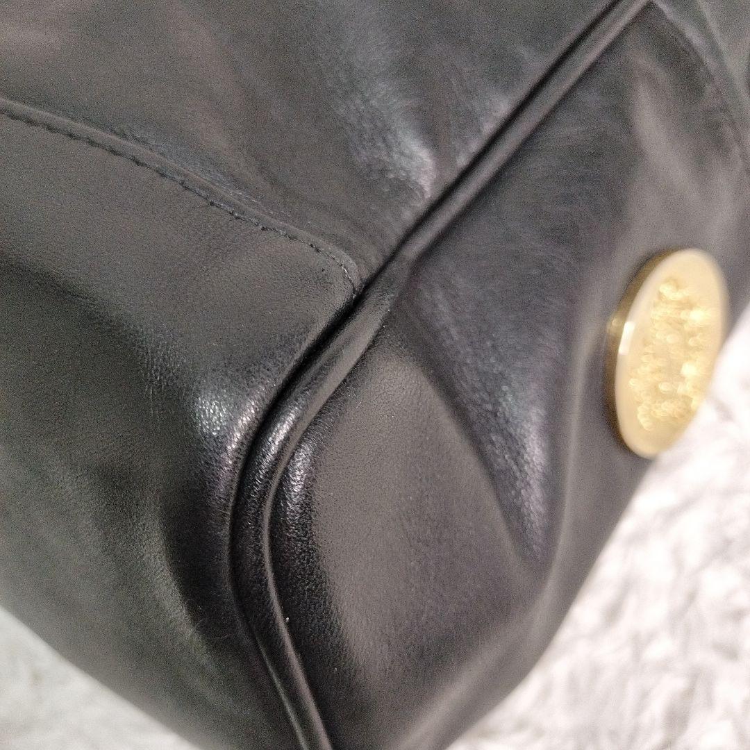 オロビアンコ クロコ型押し レザー ショルダーバッグ ブラック y2k 希少