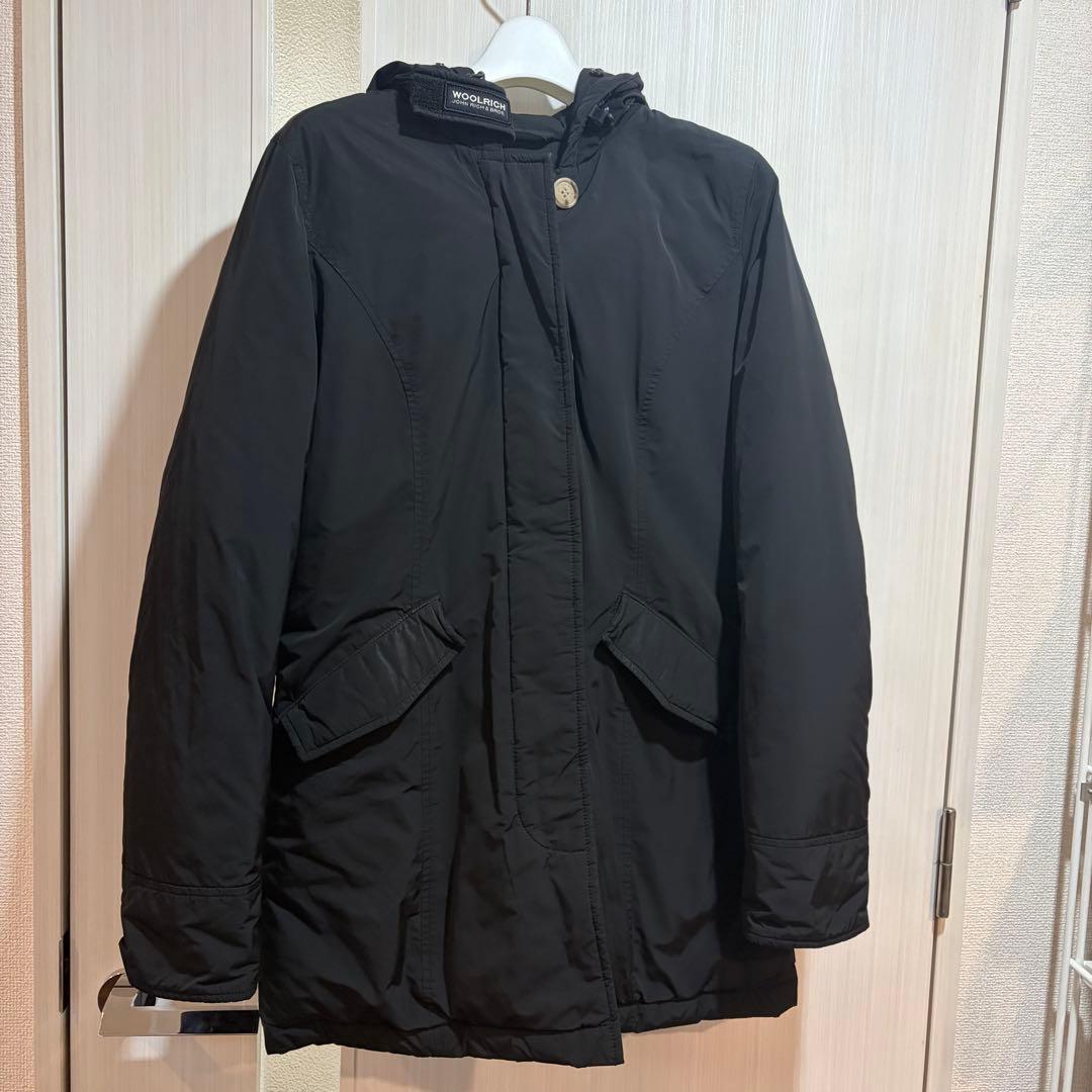 ウールリッチ　WOOLRICH ダウンジャケット 黒 ファー付き　XS