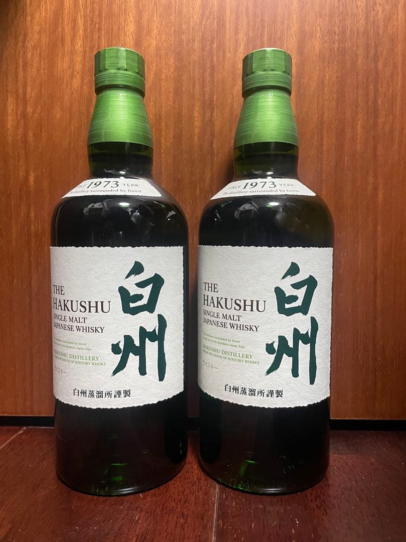 白州 シングルモルトウイスキー 700ml 2本 箱無