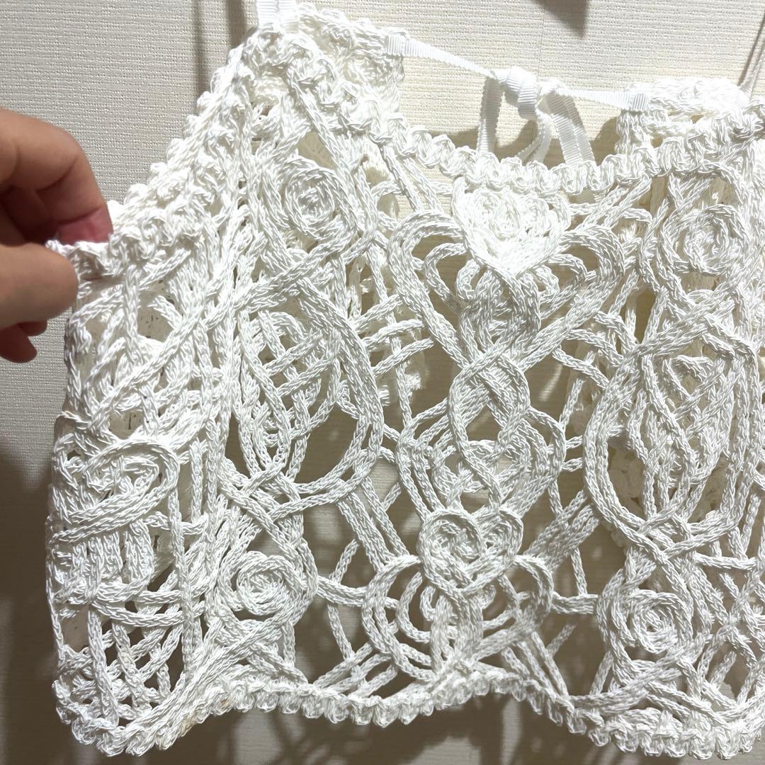 美品！AEWEN MATOPH テープレースキャミソール　ユナイテッドアローズ