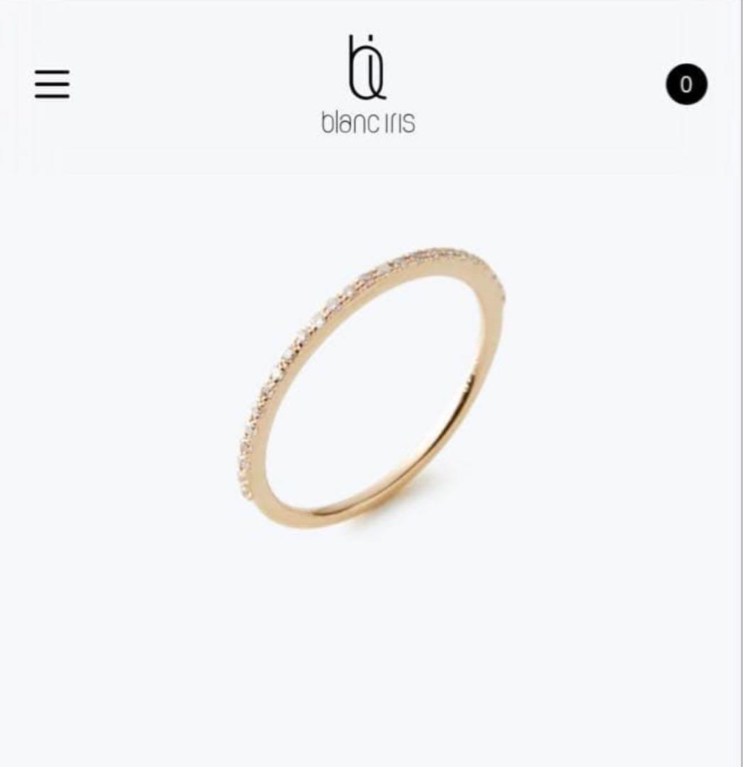 ブランイリス K10 極細エタニティリング 9号
