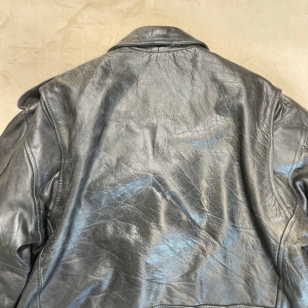 vintage brunswick ダブルライダース　レザージャケット　XXL