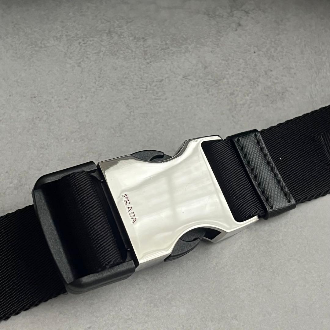 【極美品✨現行】PRADA ウエストバッグ　RFID認識済み　Re-Nylon