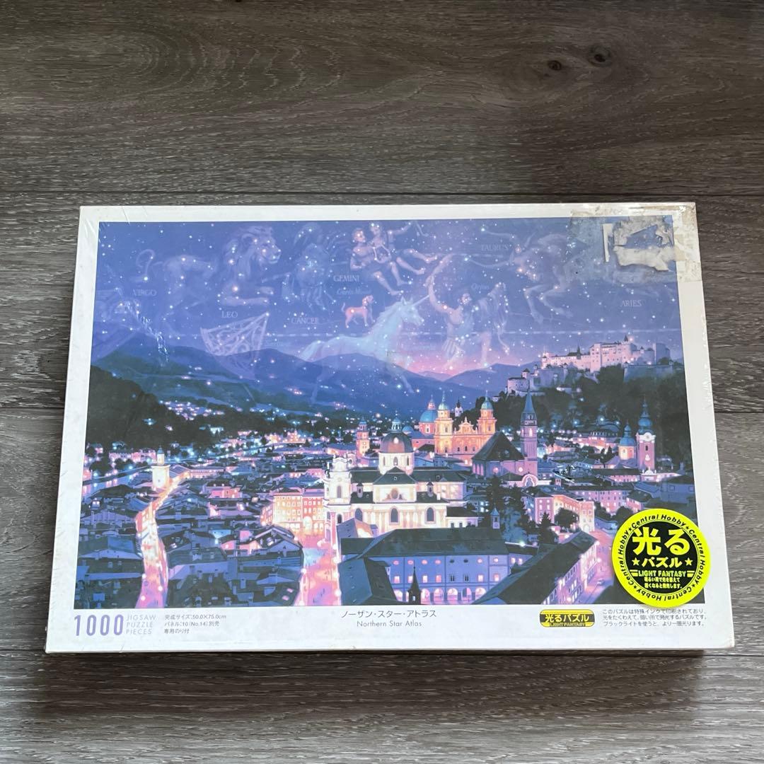 笹倉鉄平　ノーザンスターアトラス　1000ピース　光るパズル