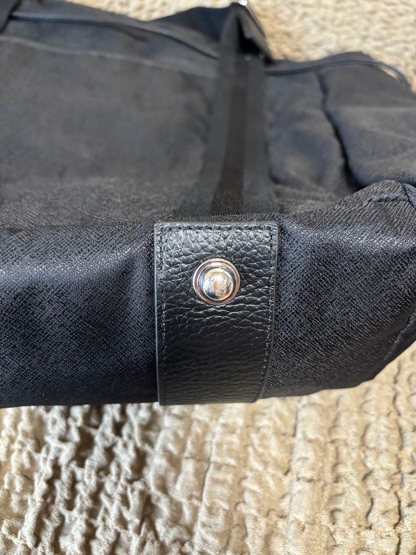 【Orobianco】オロビアンコトートバッグ 黒 大容量 美品