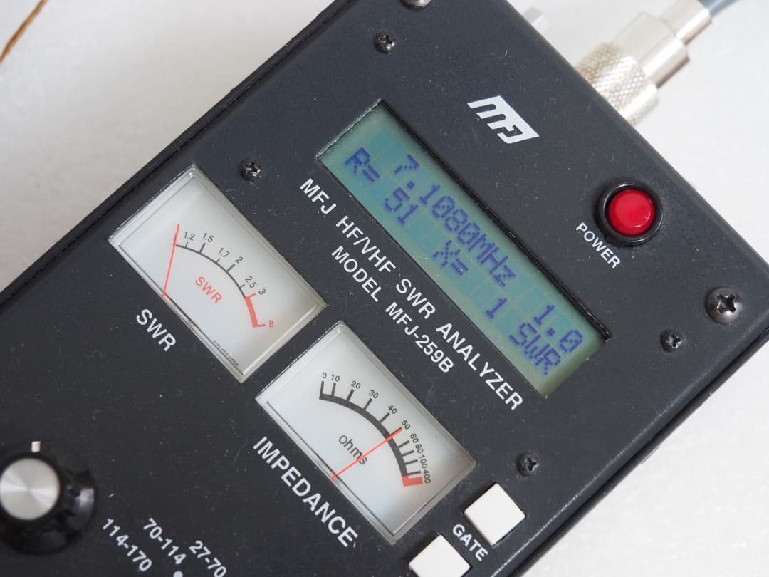 MFJ-259B HF/VHF SWRアナライザー 1.8 ～170MHz