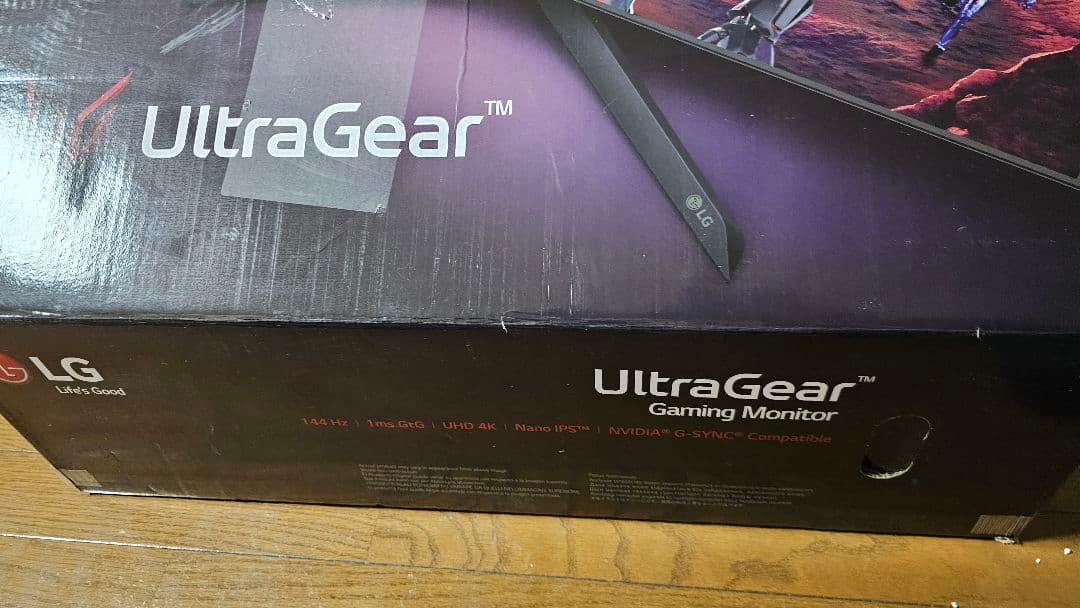 ク*ロ様 LG27インチ/4K/Nano IPS/1ms/144Hzモニター