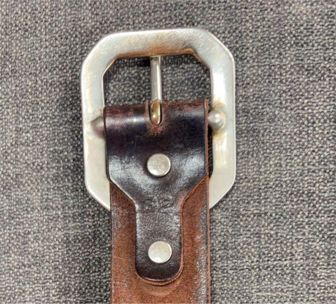 ＨＴＣブラウンレザーベルトサイズ３２