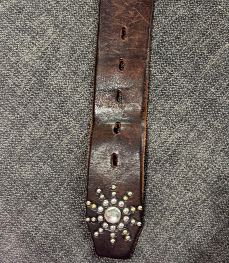 ＨＴＣブラウンレザーベルトサイズ３２