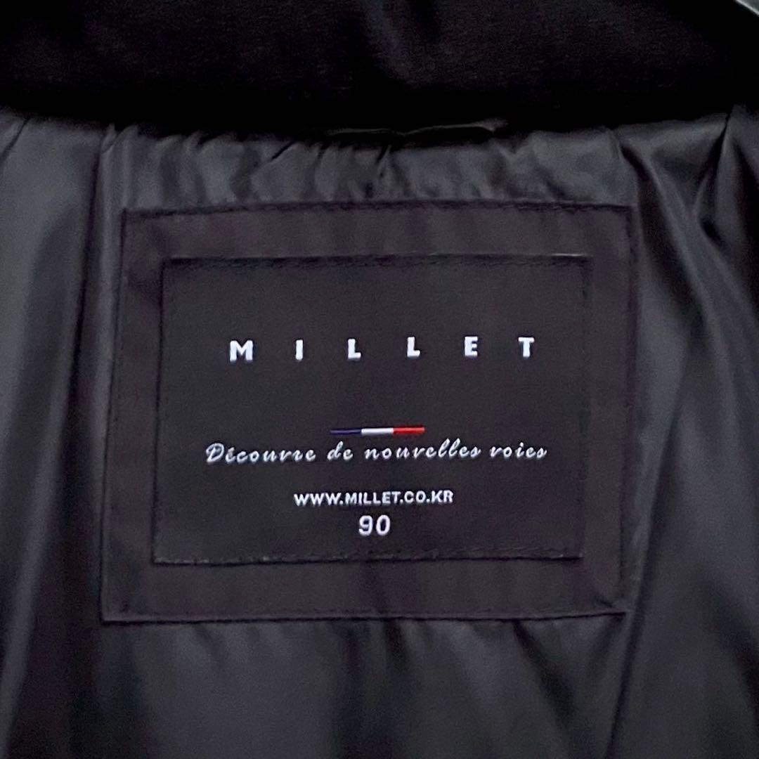 ミレー ダウンコート L ロングダウンジャケット ブラック ベンチコート