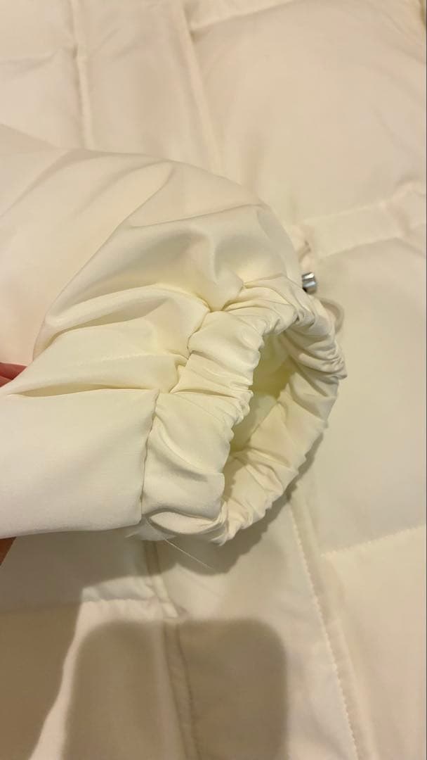 CALNAMUR パフショートバックリボンブルゾン ホワイト完売色