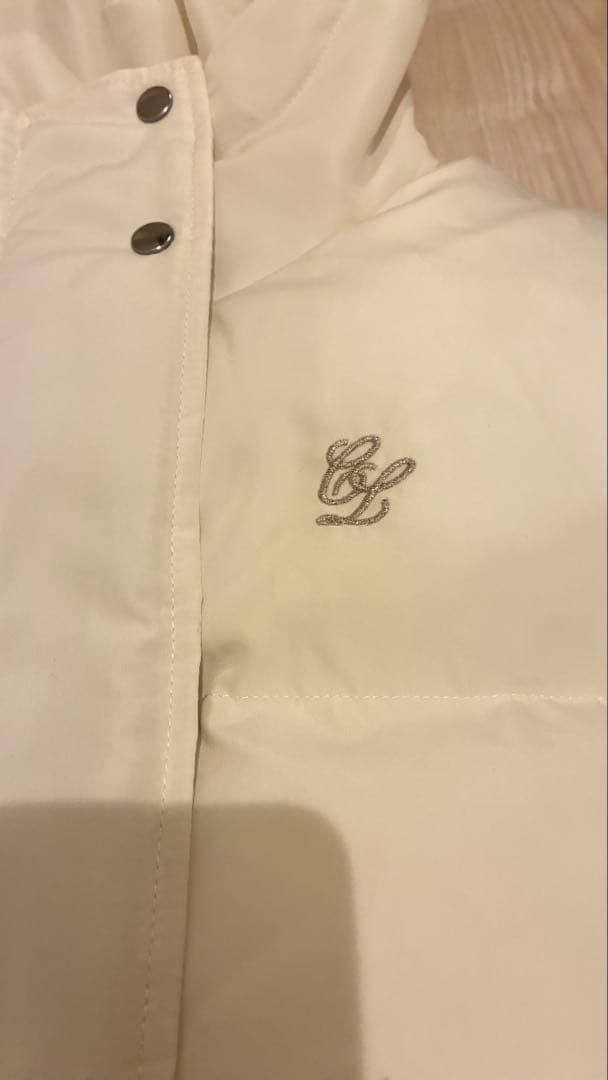 CALNAMUR パフショートバックリボンブルゾン ホワイト完売色