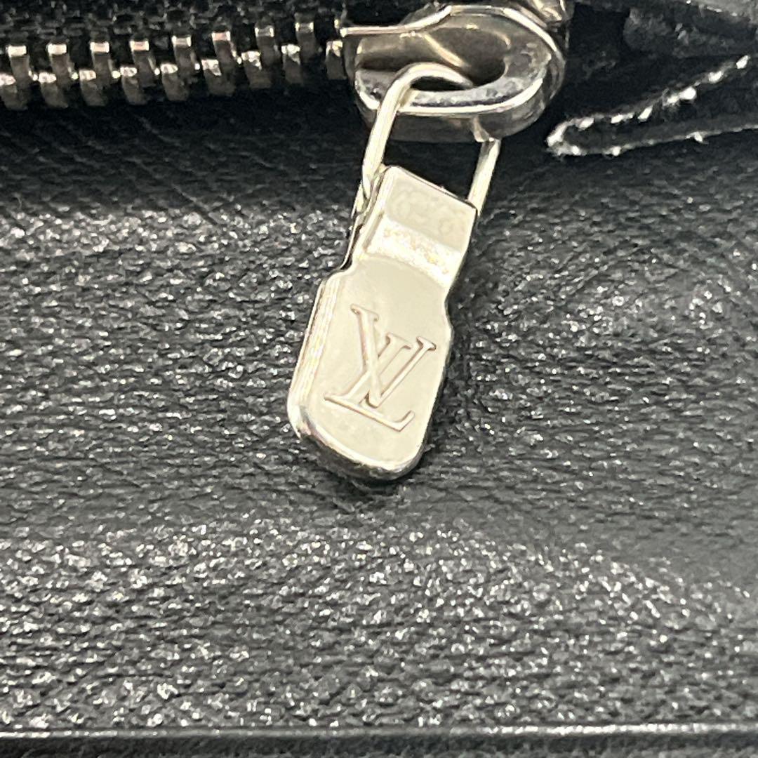 ルイヴィトン　長財布　タイガ　ポルトフォイユ・ブラザ　プラザ　レザー　ブラック