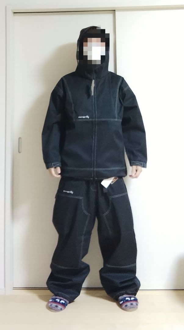 新品スノーボードウェアセットHIMANIハイマニタグ付き25/26モデル 上下黒